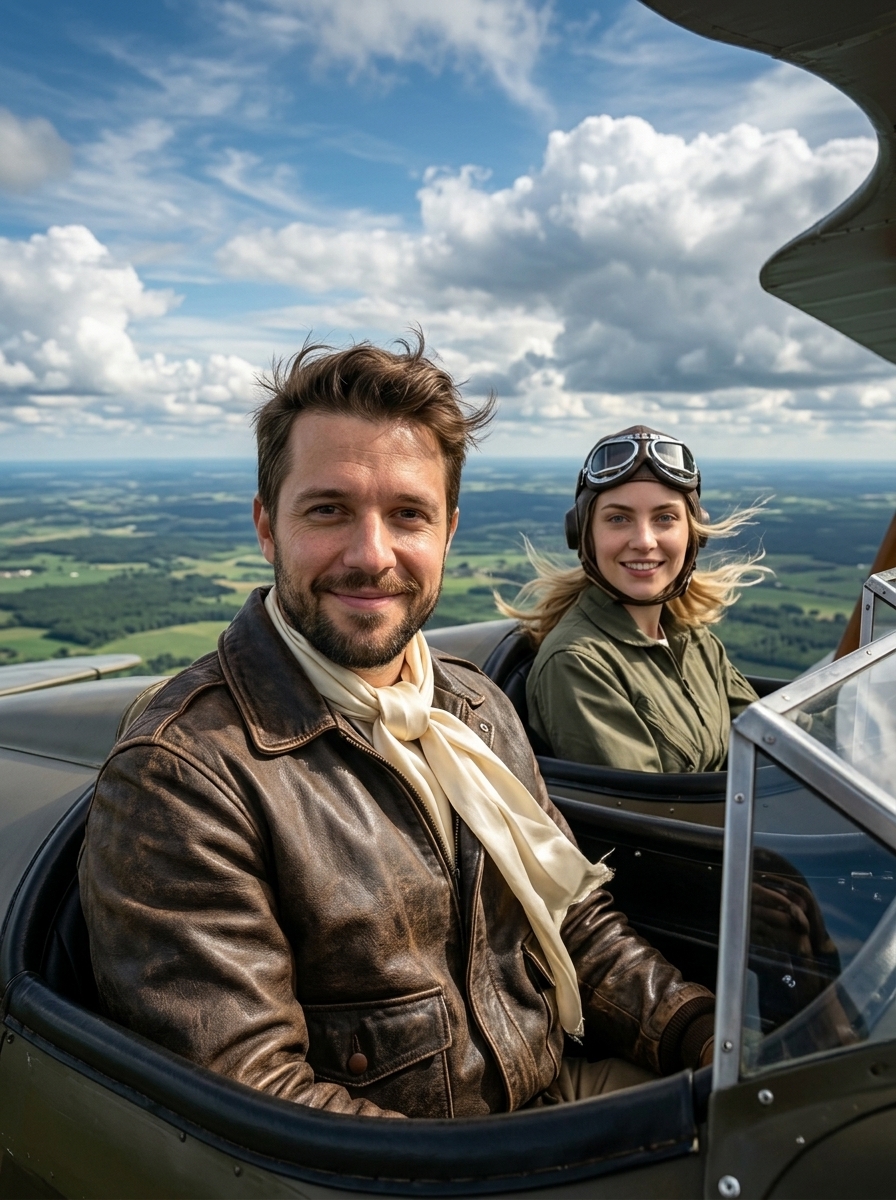 Aviadores em Voo